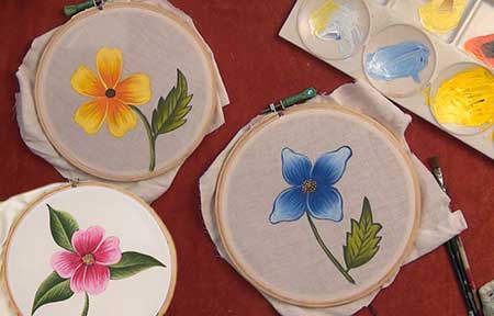 Fabric Painting Workshop for Corporate