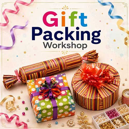 Corporate GGift Packing Workshop, Gift Packing Workshop for Corporate, Art & Craft Workshops for Corporate, DIY Workshop for Corporate, Gift Packing Activity for Corporate, DIY Activities for Corporate, Best Gift Packing Workshop for Corporate in Delhi, Gurugram, Gurgaon, Noida, India, Himanshu Art Institute