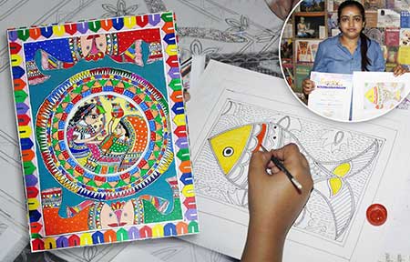 Madhubani Painting Workshop for Corporate