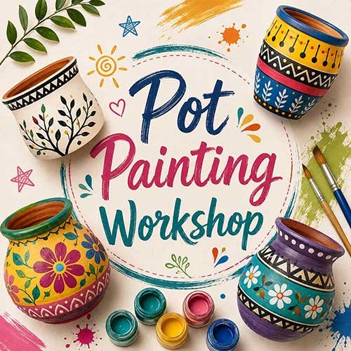 Corporate Pot Painting Workshop, Pot Painting Workshop for Corporate, Art & Craft Workshops for Corporate, DIY Workshop for Corporate, Pot Painting Activity for Corporate, DIY Activities for Corporate, Best Pot Painting Workshop for Corporate in Delhi, Gurugram, Gurgaon, Noida, India, Himanshu Art Institute