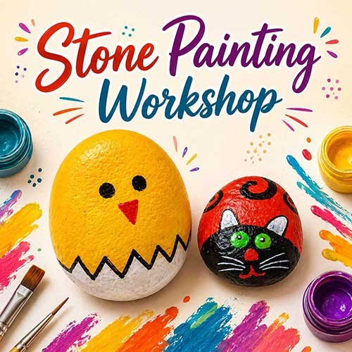 Corporate TITLE Workshop, Stone Painting Workshop for Corporate, Art & Craft Workshops for Corporate, DIY Workshop for Corporate, Stone Painting Activity for Corporate, DIY Activities for Corporate, Best Stone Painting Workshop for Corporate in Delhi, Gurugram, Gurgaon, Noida, India, Himanshu Art Institute