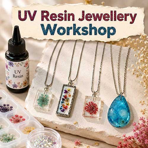 Corporate UV Resin Jewellery Workshop, UV Resin Jewellery Workshop for Corporate, Art & Craft Workshops for Corporate, DIY Workshop for Corporate, UV Resin Jewellery Activity for Corporate, DIY Activities for Corporate, Best UV Resin Jewellery Workshop for Corporate in Delhi, Gurugram, Gurgaon, Noida, India, Himanshu Art Institute