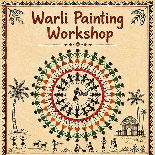Corporate Warli Painting Workshop, Warli Painting Workshop for Corporate, Art & Craft Workshops for Corporate, DIY Workshop for Corporate, Warli Painting Activity for Corporate, DIY Activities for Corporate, Best Warli Painting Workshop for Corporate in Delhi, Gurugram, Gurgaon, Noida, India, Himanshu Art Institute
