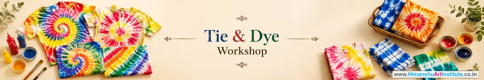 Tie & Dye Workshop for Corporate Companies, Tie & Dye Workshop for Corporate Employees, Tie & Dye Workshop for Corporate Clients, Tie & Dye Workshop for Office Events, Art & Craft Activity for Corporate Companies, Himanshu Art Institute