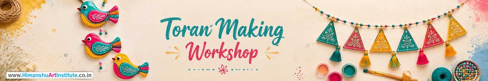 Toran Making Workshop for Corporate Companies, Toran Making Workshop for Corporate Employees, Toran Making Workshop for Corporate Clients, Toran Making Workshop for Office Events, Art & Craft Activity for Corporate Companies, Himanshu Art Institute
