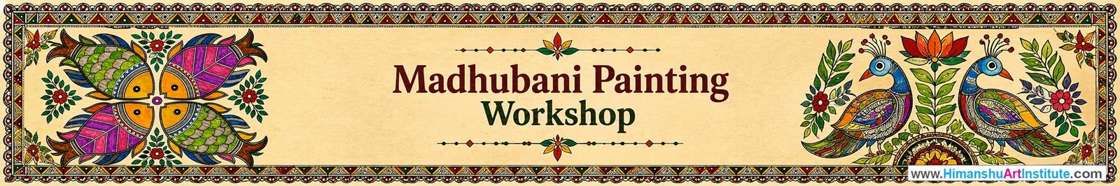 Madhubani Painting Workshop for Foreigners, Madhubani Painting Workshop for Foreigners in Delhi, Online Madhubani Painting Workshop for Foreigners, Indian Folk Art Classes for Foreigners, Indian Art Workshop for Foreigners, Himanshu Art Institute
