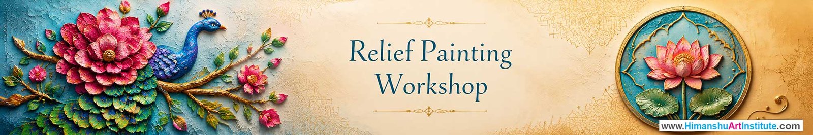 Relief Painting Workshop for Foreigners, Relief Painting Workshop for Foreigners in Delhi, Online Relief Painting Workshop for Foreigners, Indian Folk Art Classes for Foreigners, Indian Art Workshop for Foreigners, Himanshu Art Institute