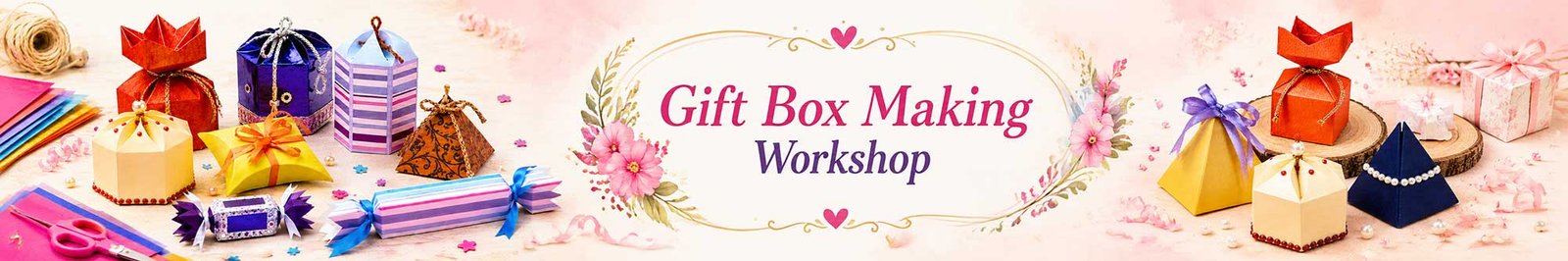 Gif Box Making Workshop for Women, Gif Box Making Workshop for Ladies, Gif Box Making Workshop for Girls in Delhi, Online Gif Box Making Workshop for Women, Gif Box Making Workshop Near Me, Art & Craft Workshop for Women, Himanshu Art Institute