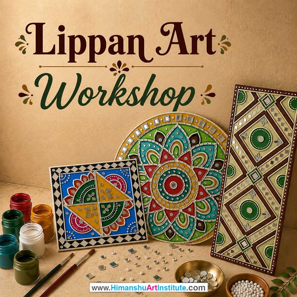 Lippan Art Workshop for Women Lippan Art Workshop Women in Delhi, Lippan Art Workshop for Ladies in Delhi, Lippan Art Workshop for Girls in Delhi, Online Lippan Art Workshp for Women, Best Art & Craft Workshop for Ladies near Me