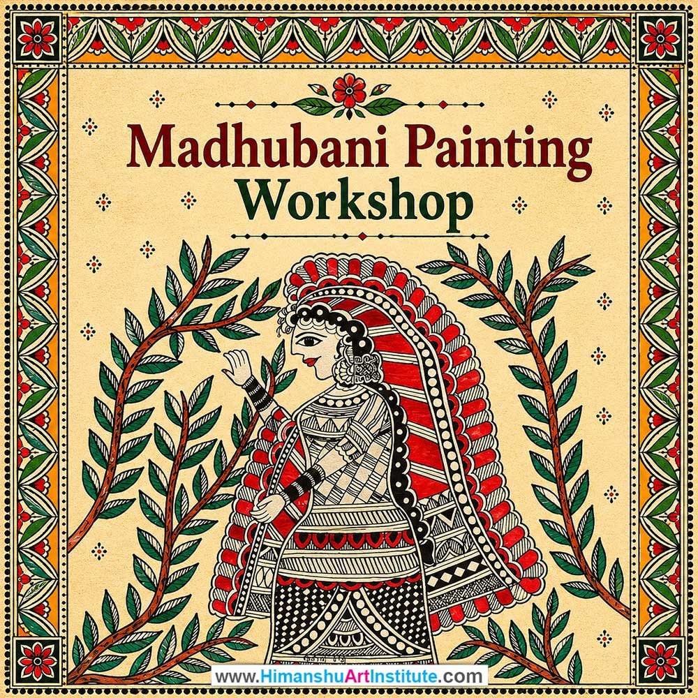 Madhubani Painting Workshop for Women Madhubani Painting Workshop Women in Delhi, Madhubani Painting Workshop for Ladies in Delhi, Madhubani Painting Workshop for Girls in Delhi, Online Madhubani Painting Workshp for Women, Best Art & Craft Workshop for Ladies near Me