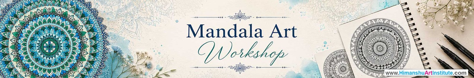 Mandala Art Workshop for Women, Mandala Art Workshop for Ladies, Mandala Art Workshop for Girls in Delhi, Online Mandala Art Workshop for Women, Mandala Art Workshop Near Me, Art & Craft Workshop for Women, Himanshu Art Institute