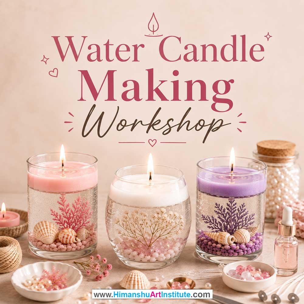 Water Candle Making Workshop for Women Water Candle Making Workshop Women in Delhi, Water Candle Making Workshop for Ladies in Delhi, Water Candle Making Workshop for Girls in Delhi, Online Water Candle Making Workshp for Women, Best Art & Craft Workshop for Ladies near Me
