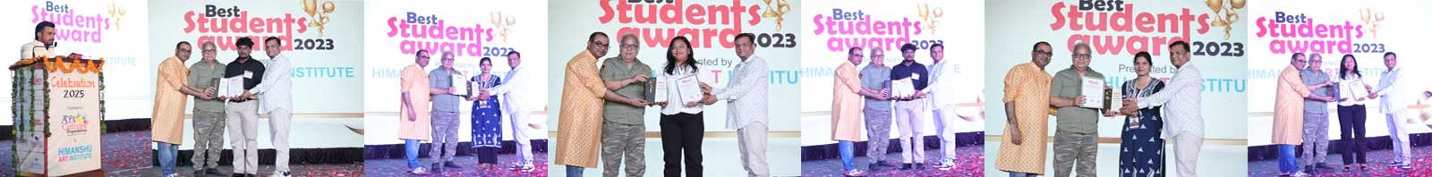 Students of the Year - Neha Kumari, Pankaj Kumar, Deepti Rana were Awarded Best Student for Fine Arts 2023 at Himanshu Art Institute, Best Fine Art Institute in India, Best Fine Art Institute in Delhi, Fine Art Institute in Patel Nagar, Best Art and Craft College in India, art and craft courses in delhi, Himanshu Art Institute is Best Institute of Fine Arts, Best Institute of Art & Crafts