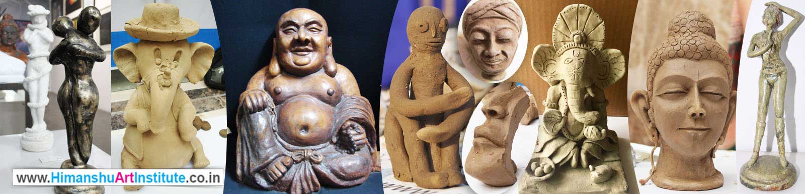 Online Clay Modeling Classes, Best Institute of Clay Modeling in Delhi, India, Certificate Course in Clay Modeling