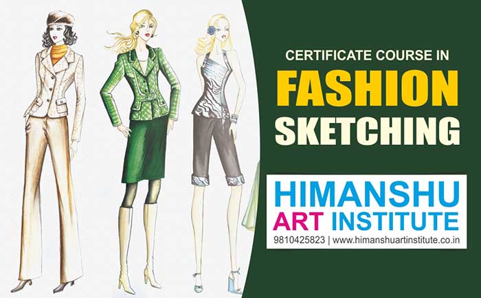 Online Certificate Course in Fashion Sketching, Fashion Illustration Classes in Delhi