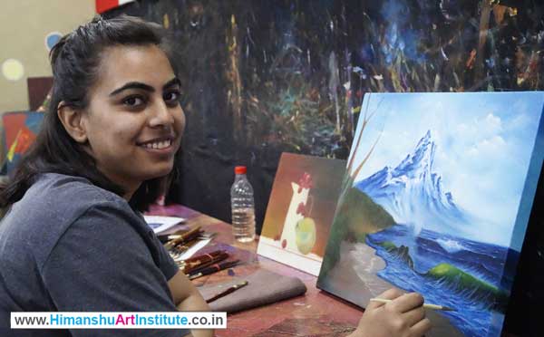 Online Professional Certificate Course in Acrylic Painting Classes in Delhi, Best Acrylic Painting Institute in Delhi, India