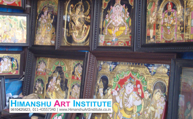 Indian Art Courses, Online Professional Certificate Course in Tanjore Painting Classes