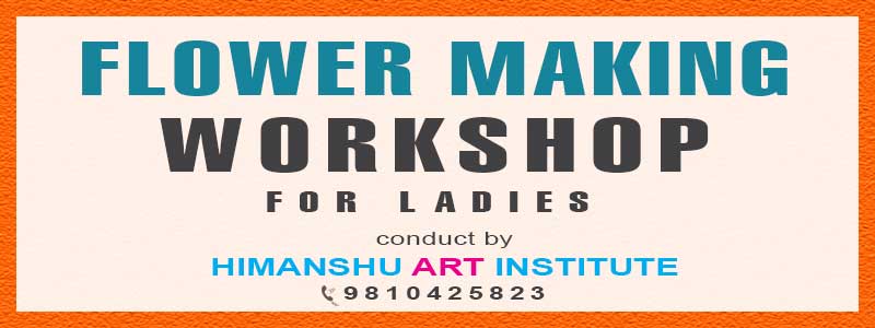Online Flower Making Workshop for Ladies in Delhi